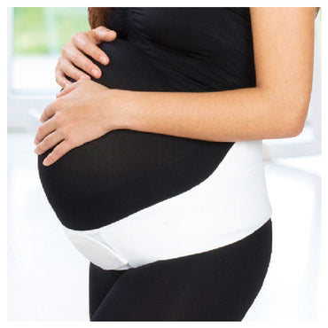 حزام دعم الحمل من بيبي جيم، أبيض