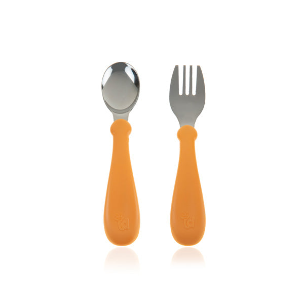 ملعقة وشوكة من الفولاذ من بيبي جيم