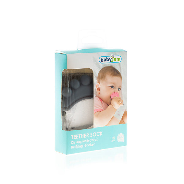 Babyjem Teehter Sock For Boys (06/12 Months) Grey