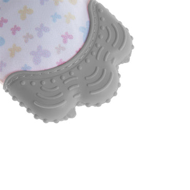 قفازات بيبي جيم لخدش الأسنان - رمادية