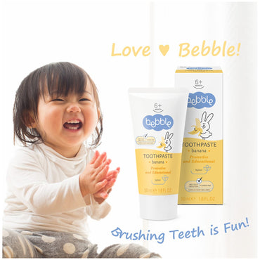 معجون أسنان بيبل بنكهة الموز 50 مل