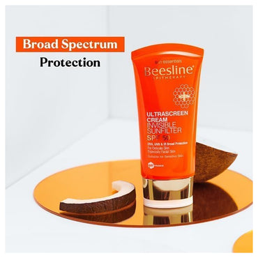 Beesline Ultrascreen Cream Invisible Sunfilter Spf50 Offer 60ml