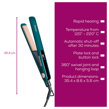 Beurer Hair Straightener - HS 50 Ocean