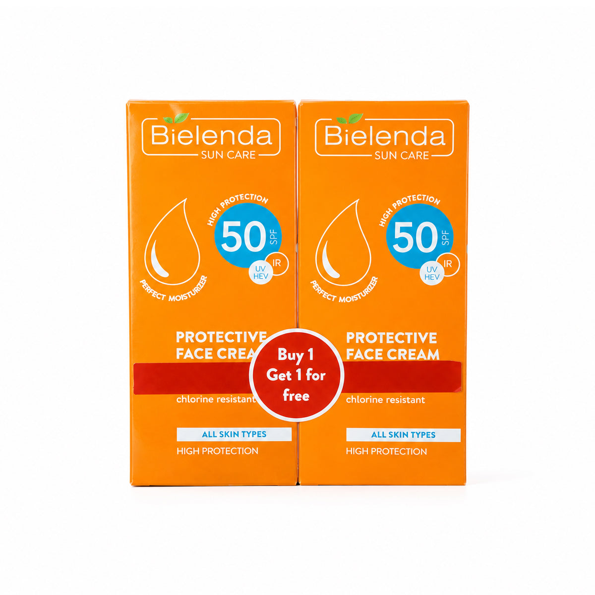 Bielenda Sun Care Protective Face Cream Spf 50 Buy 1 Get 1 For Free