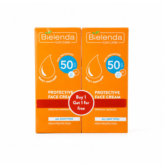 Bielenda Sun Care Protective Face Cream Spf 50 Buy 1 Get 1 For Free