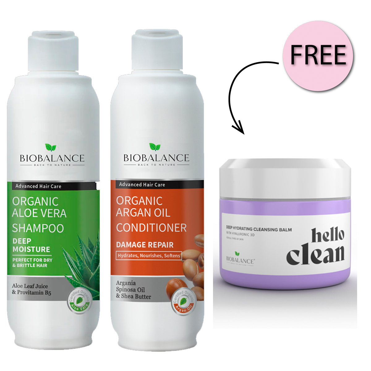 Bio Balance Organic Aloe Vera Offer + Free Hello Clean 100ml – Beauty Box