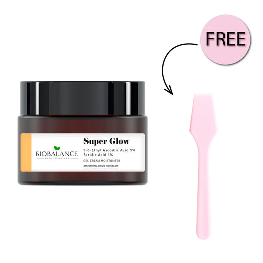Bio Balance Gel Cream Moisturizer Super Glow 50ml + Free Spatula