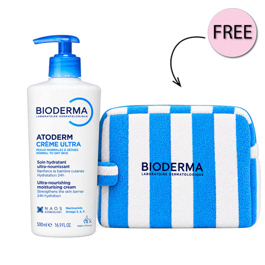 Bioderma Atoderm Creme Ultra-nourishing Cream 500ml + Free Pouch