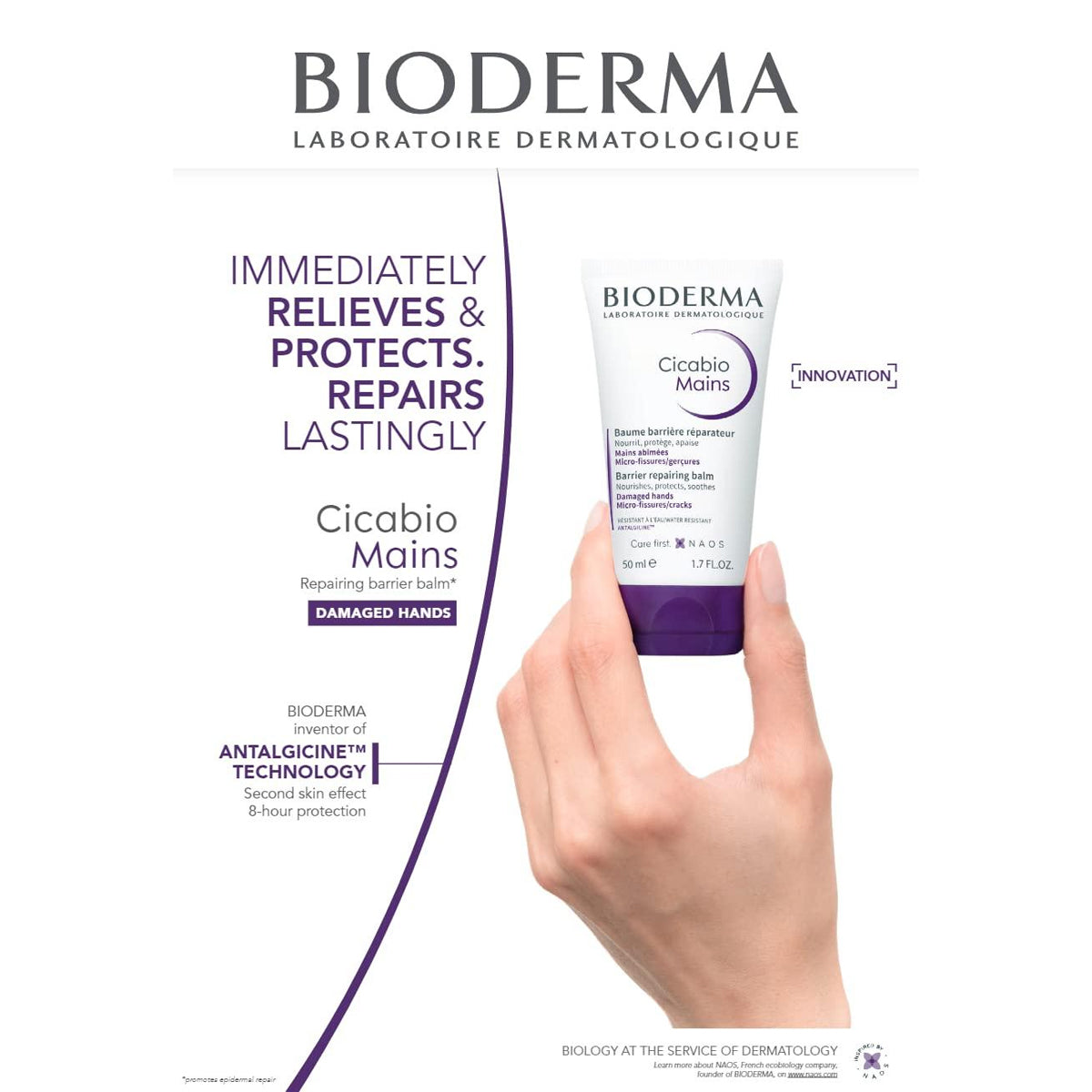 Bioderma Cicabio Mains Hand Cream 50ml