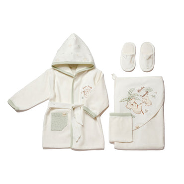 Biorganic Koala Jungle Bathrobe Set (Size 0-18)
