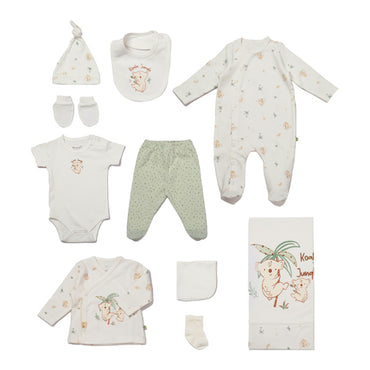 Biorganic Koala Jungle Newborn 10 Pieces Set (Size 56) 0-3M