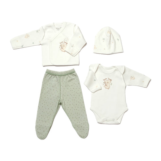 Biorganic Koala Jungle Newborn 4 Pieces Set (Size 44)