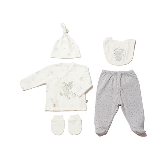 Biorganic Koala Jungle Newborn 5 Pieces Set (Size 56) 0-3M