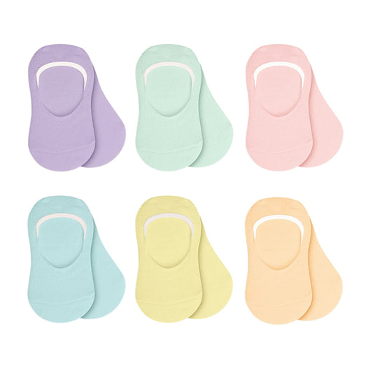 Bistyle 6-Pairs Baby Ballerina (0-6 m) Colored