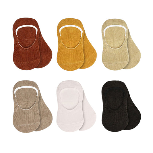 Bistyle 6-pairs Baby Ballerina (0-6 M) Colored