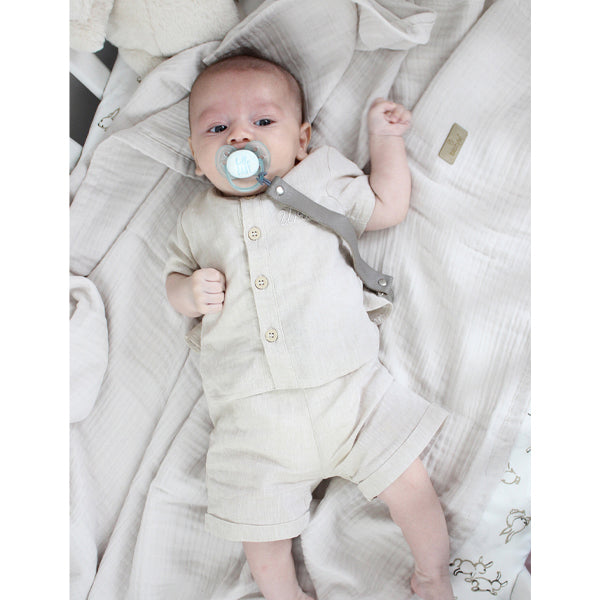 Bistyle Organic Muslin 4 Layers Blanket (120x120 Cm) Mocha