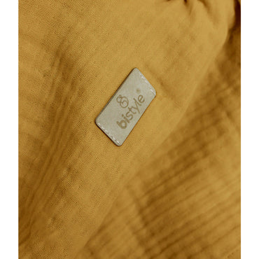 Bistyle Organic Muslin 4 Layers Blanket (120x120 Cm) Yellow