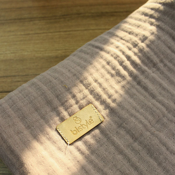 Bistyle Organic Muslin 4 Layers Blanket 120x120cm Brown