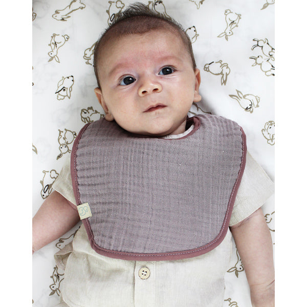 Bistyle Organic Muslin Bib (0-24 M) Light