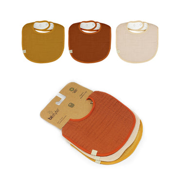 Bistyle Organic Muslin Bib (0-24 M) Colored