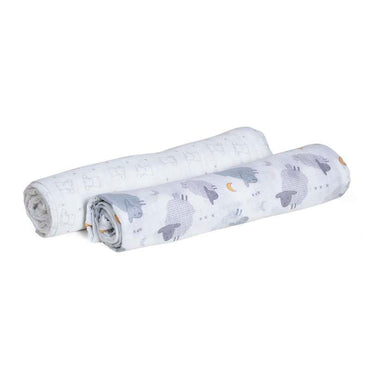 Chicco Swaddles Set 2pcs Bear & grey Sheep