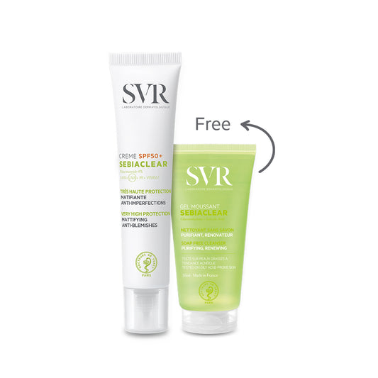 جل سيبياكلير النشط Svr 40 شهرًا + هيدرا مجاني 3 مل + سيروم مجاني 2 مل