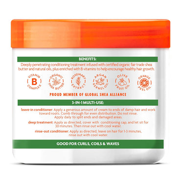 كريم إصلاح وترطيب الشعر بزيت الأرغان من كانتو، 453 جرام