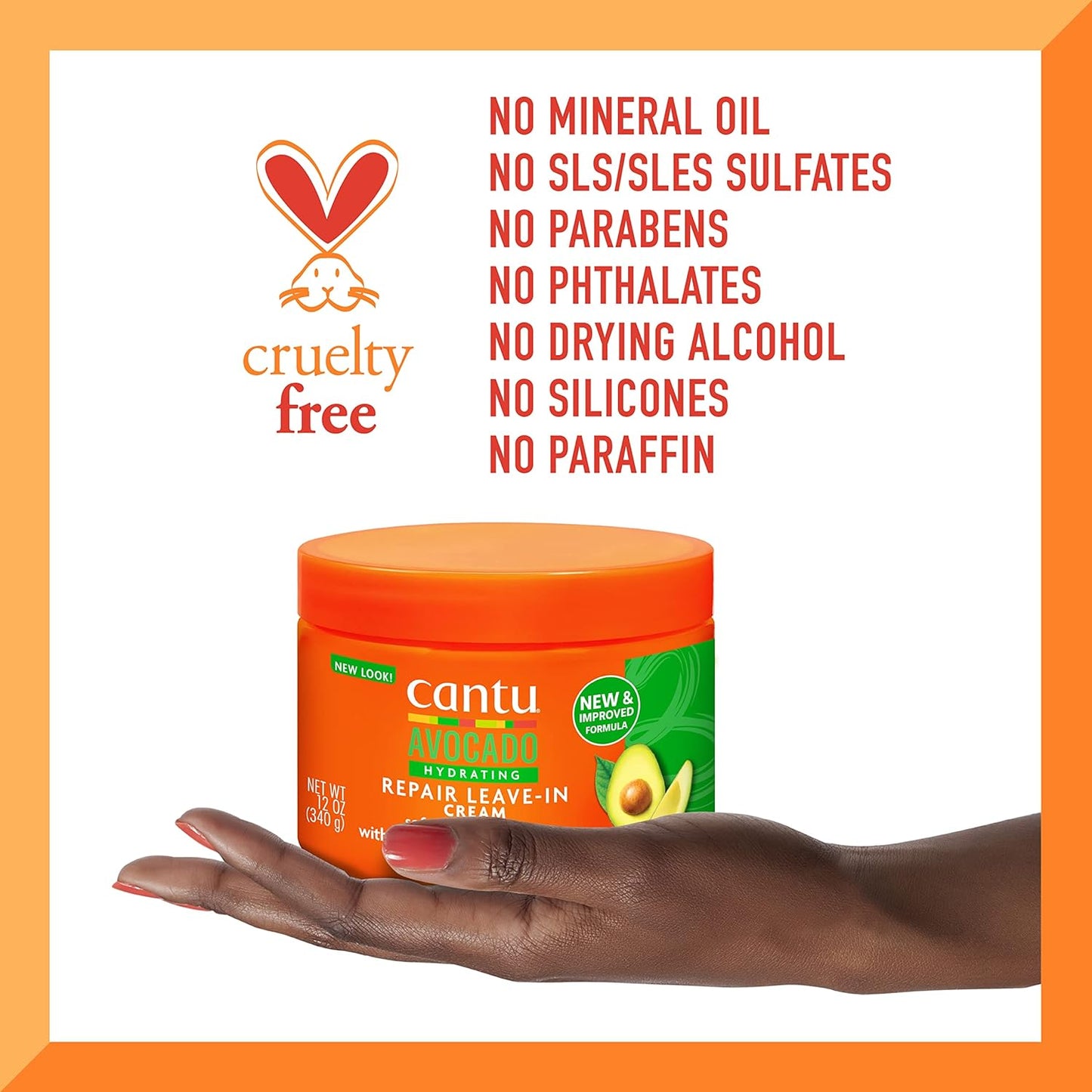 كريم كانتو لإصلاح الشعر بالأفوكادو 340 مل