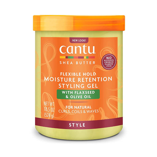 Cantu Shea Butter Flexible Hold Styling Gel With Flaxseed And Olive Oil 524g