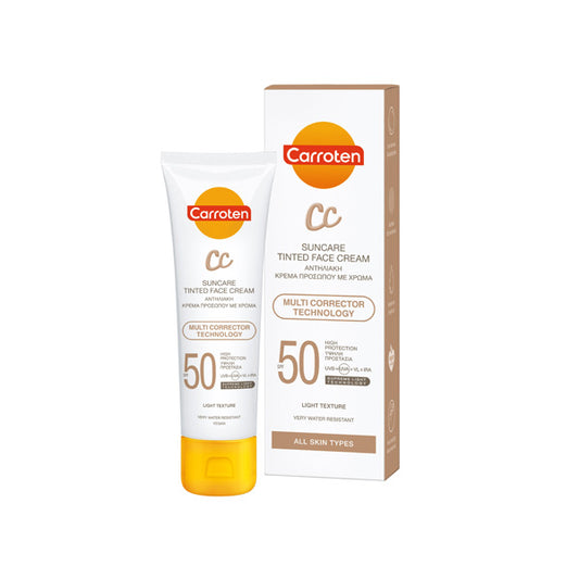 Carroten Cc Suncare Tinted Face Cream 50ml - Spf50