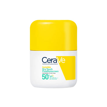 CeraVe Invisible Dry Touch Fluid Sunscreen SPF50 Normal to Oily Skin 50ml