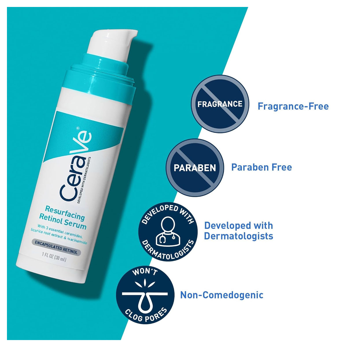 Cerave Resurfacing Retinol Serum 30ml