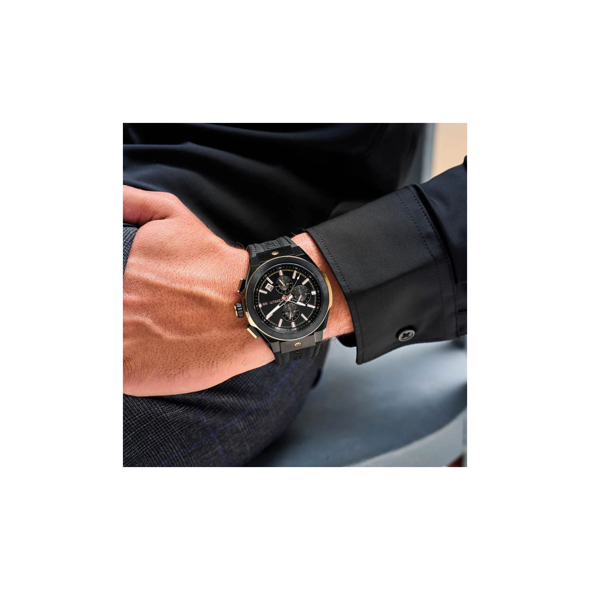 Cerruti 1881 CIWGQ2224004 Men’s Watch 48mm Black