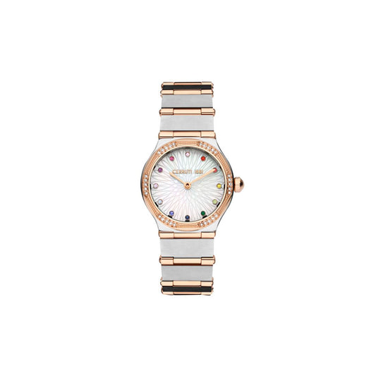 Cerruti 1881CIWLG0008401 Women's Watch 30mm Silver Gold