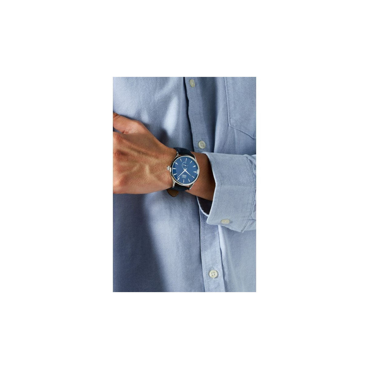 Cerruti 1881 CRWA24004 Men's Watch 43 Mm Blue Gift Set
