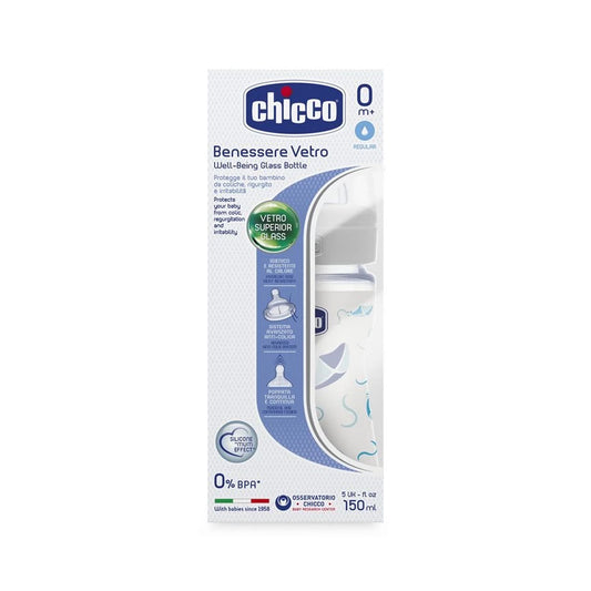 Chicco Baby Bottle Well Being Glass 150ml