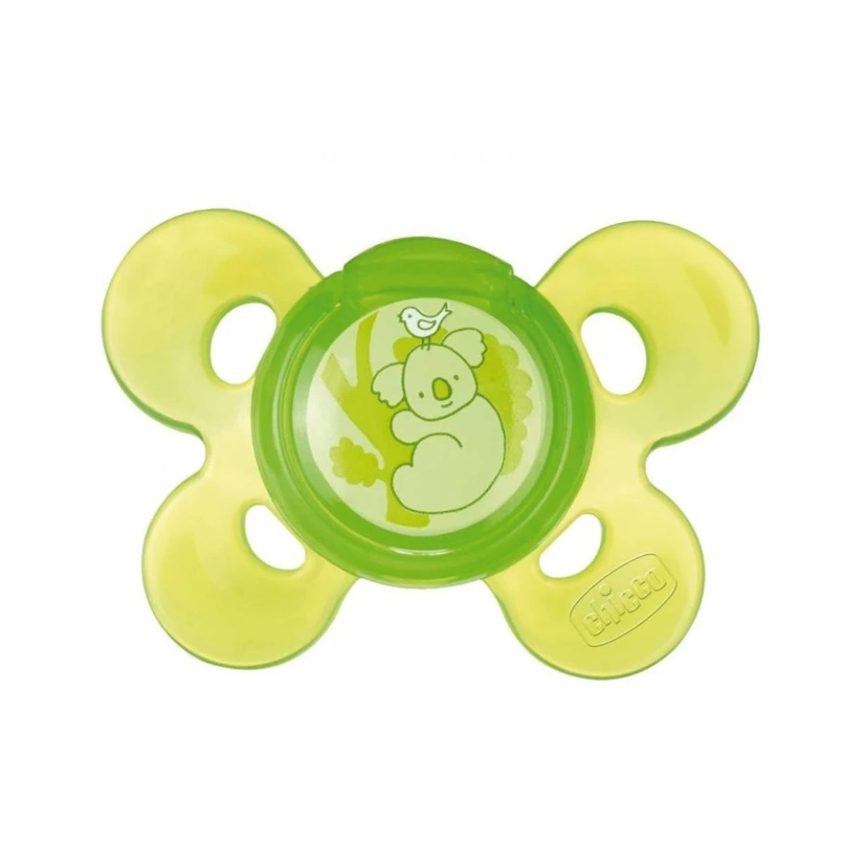 Chicco Physio Comfort Soother With Case Silicone 12M+ Neutral 1PC