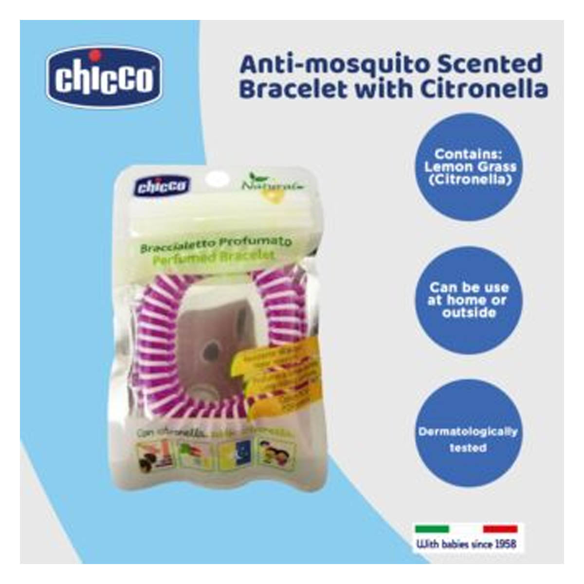 Chicco Scented Mosquito Repellent Bracelet