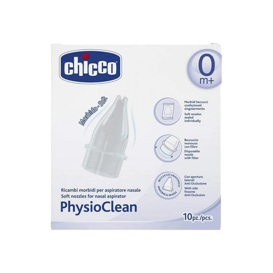 Chicco Soft Nozzles for Physioclean Nasal Aspirator 10 pcs