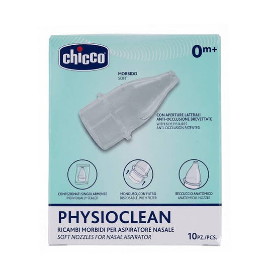 Chicco Soft Nozzles for Physioclean Nasal Aspirator 10 pcs