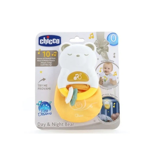 Chicco Toy FD Day And Night Bear Rattle