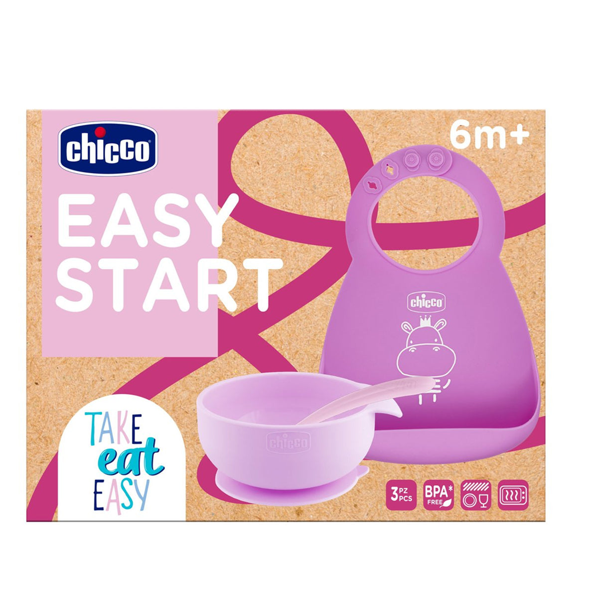 Chicco Silicone Feeding Set