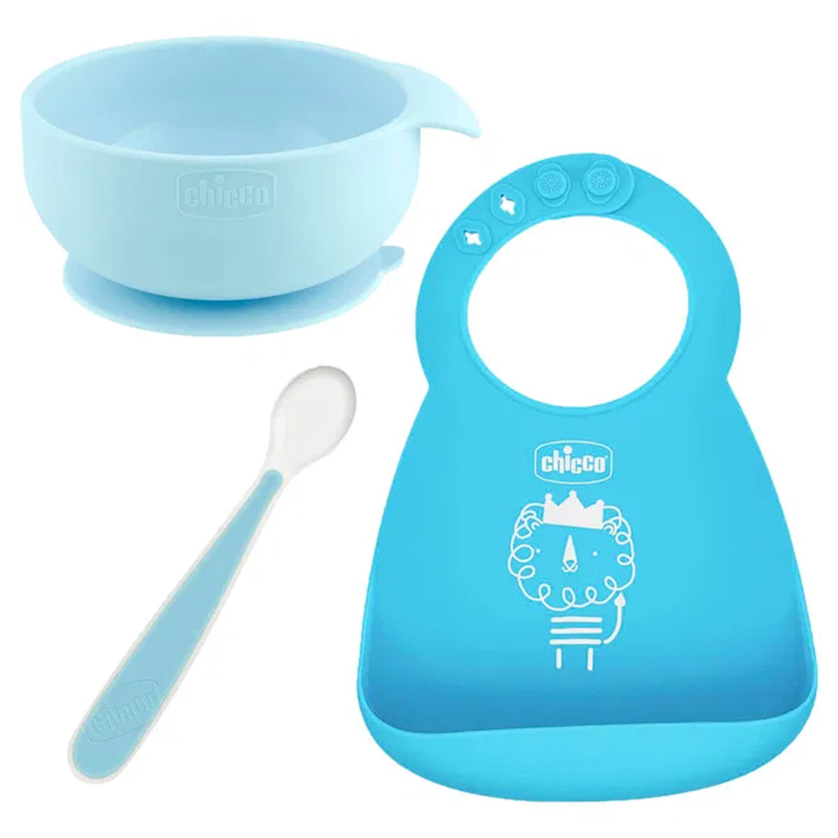 Chicco Silicone Feeding Set