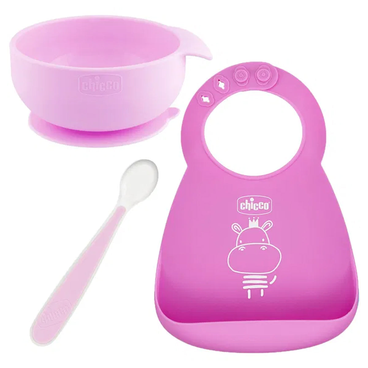 Chicco Silicone Feeding Set