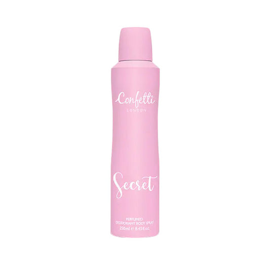 Confetti Secret Perfumed Deodorant Body Spray 250ml