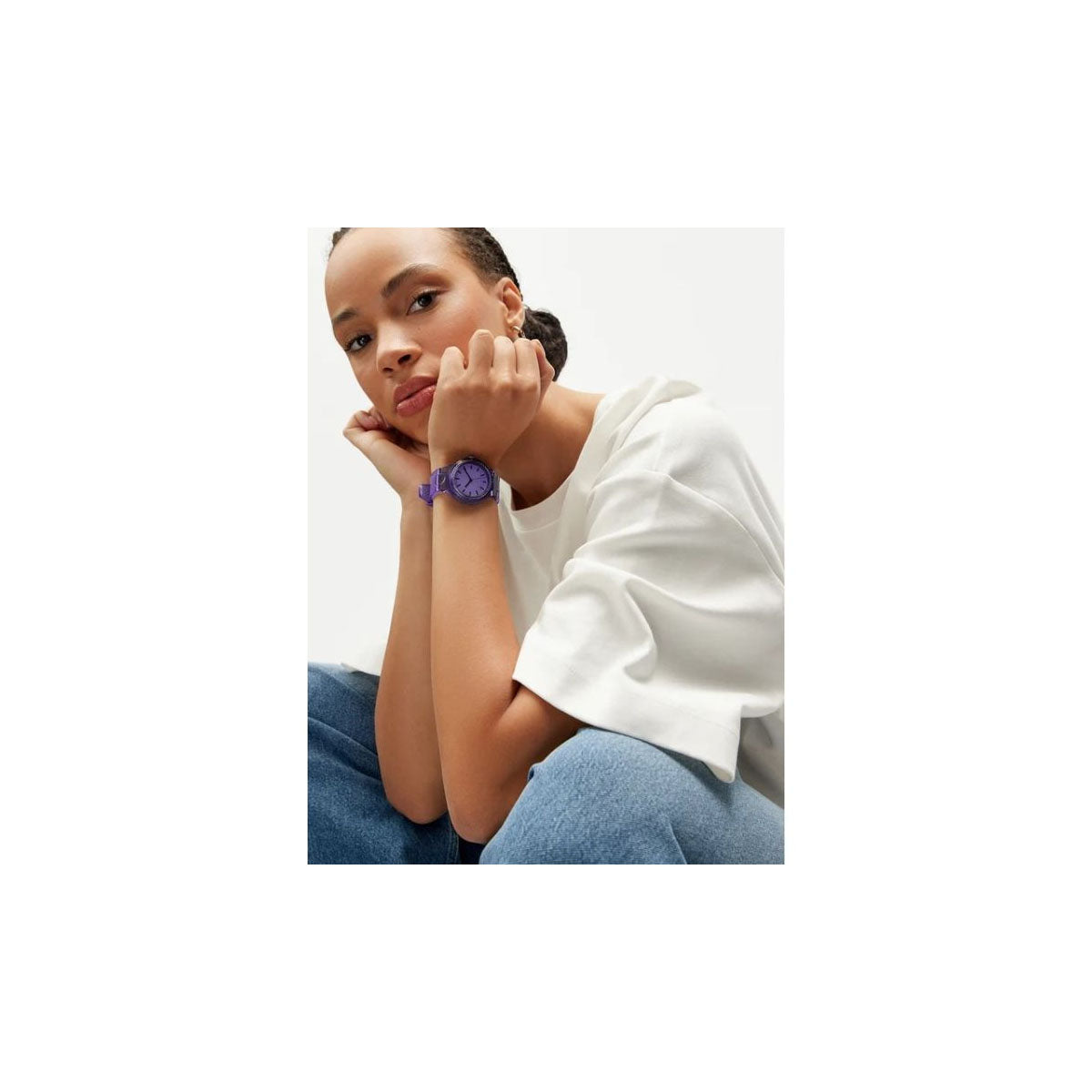 DKNY NY6644 Women’s Watch 36 Mm Purple