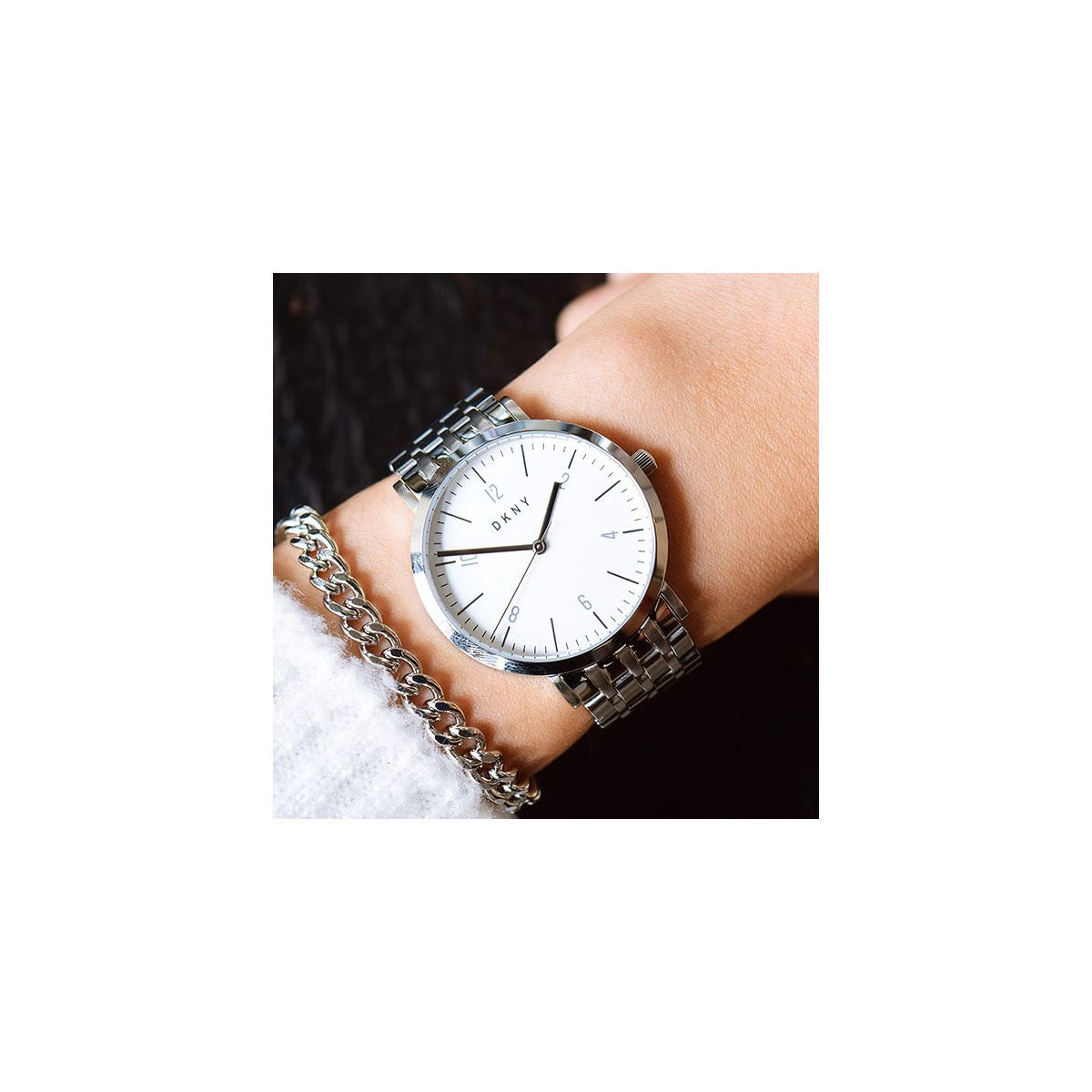 DKNY Ny2502 Minetta Women’s Watch 36mm Silver