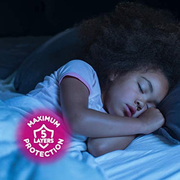 حفاضات هجيز دراي نايتس للبنات من عمر 4 إلى 7 سنوات، 16 حفاضة