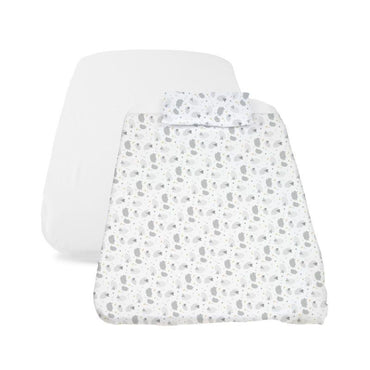 طقم غطاء لحاف شيكو 3 قطع N2m Forever Grey Sheep