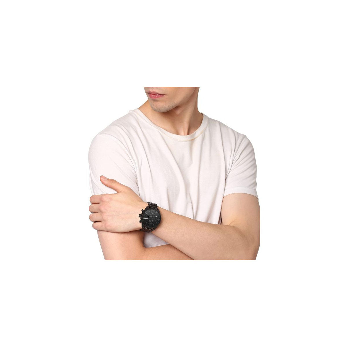 Diesel Analog DZ4617 Baby Chief Men's Watch 43 Mm Black